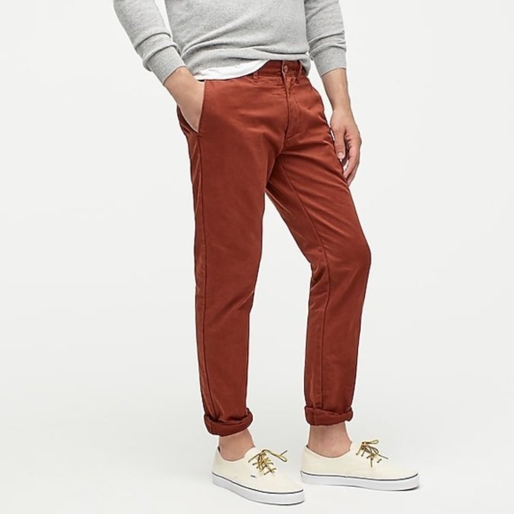 J Crew 484 Slim Fit Pant in Broken in Chino New